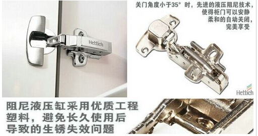 外置阻尼器及安裝在鉸鏈上